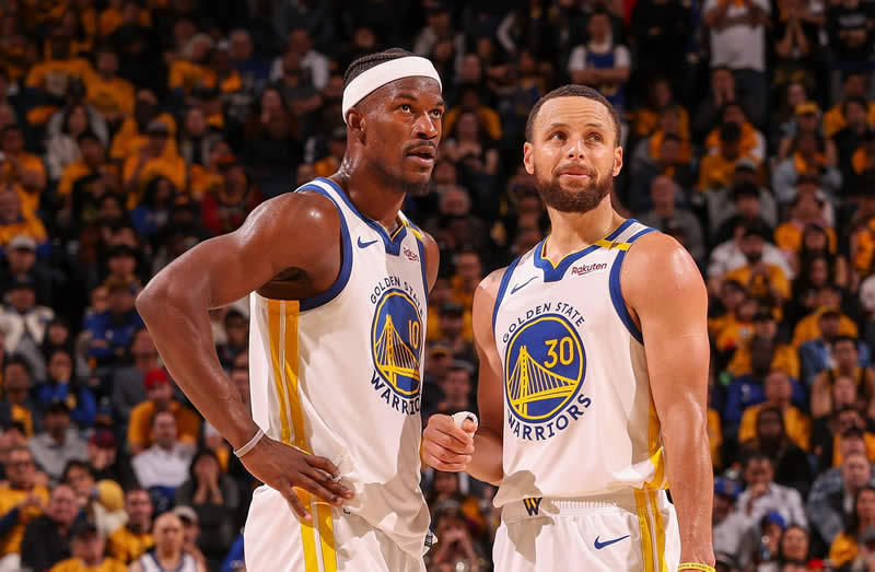 Jimmy Butler and Steph Curry