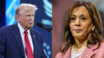 Trump and Kamala Harris