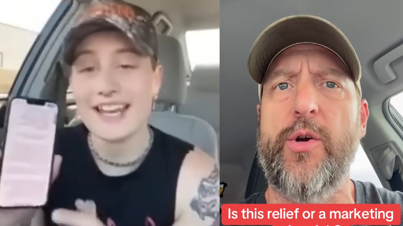 Trump Voters React to the Trump Phone and Say They Wanted Debt Relief, Not Another Monthly Bill (Photo by TikTok)